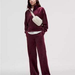 Everywhere Belt Bag Plush Fleece - Bone Silver